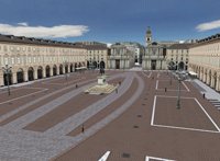 The monumental San Carlo Square