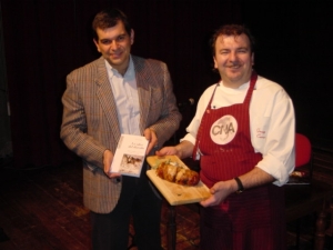Paolo and the Chef Beppe Carrer